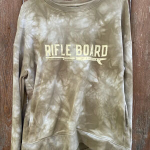 ALL IN MOTION Women’s Tan Cream Rifle Board Camo Sweatshirt Size Medium